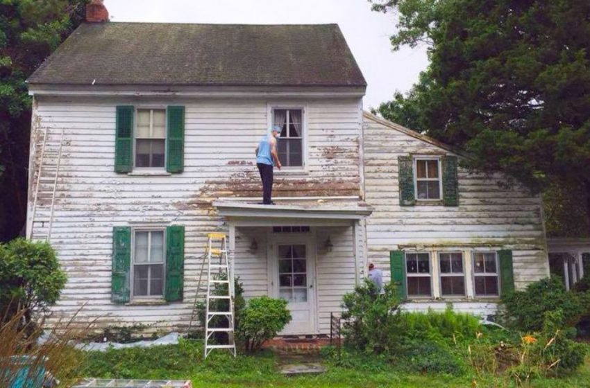  Los vecinos se juntaron y repararon la casa del pensionado